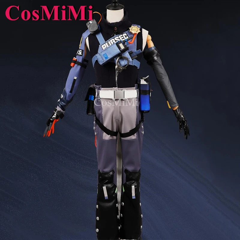 CosMiMi Hot Game Zenless Zone Zero Seth Lowell Cosplay Costume Fashion Uniforms Full Set Carnival Party Role Play Clothing S-XXL