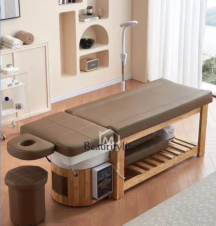

Head Therapy Bed Lying Completely Hair Salon Pedicure Integrated Shampoo Chair High-End Ceramic