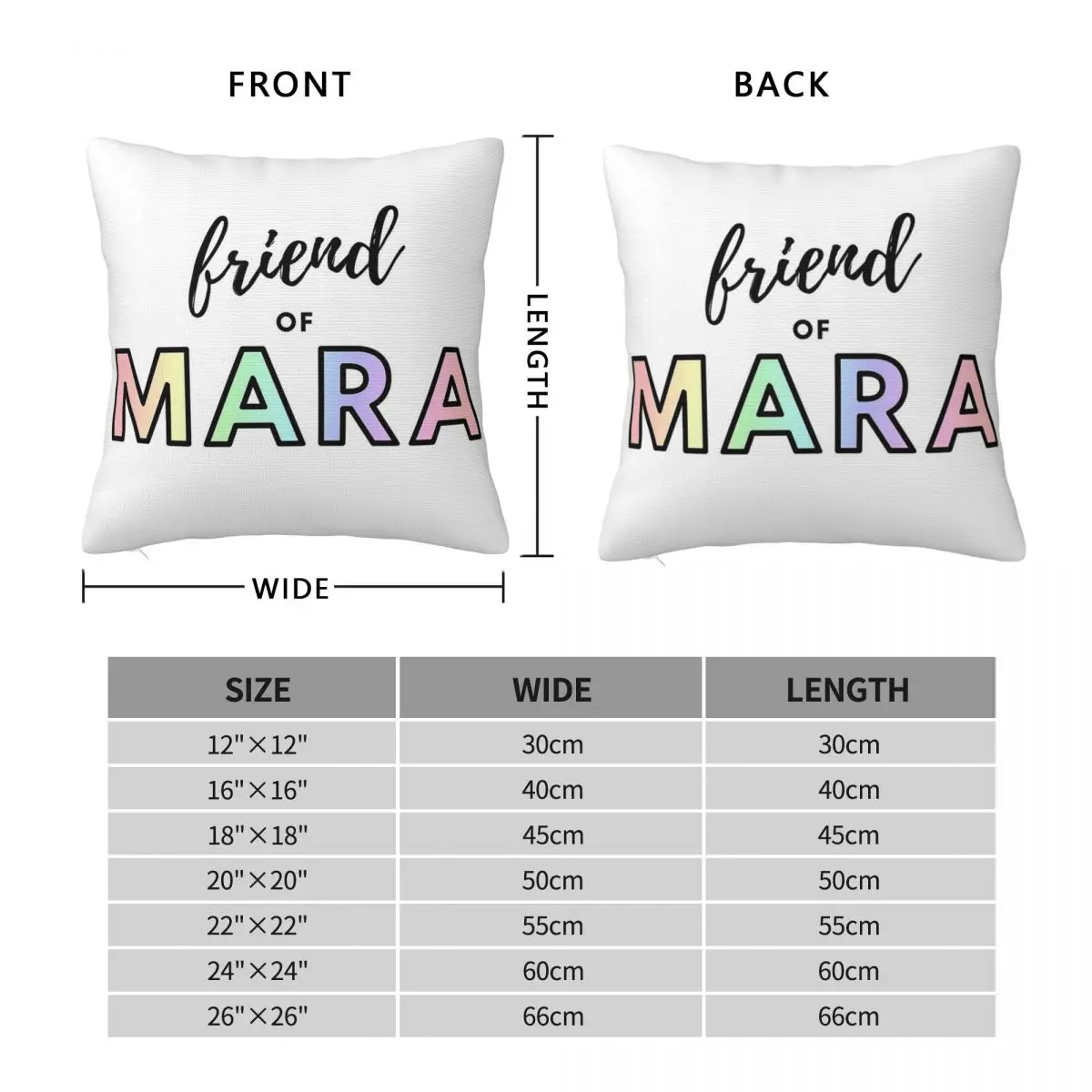 Friend Of Mara She Ra Square Pillowcase Pillow Cover Polyester Cushion Zip Decorative Comfort Throw Pillow for Home Car