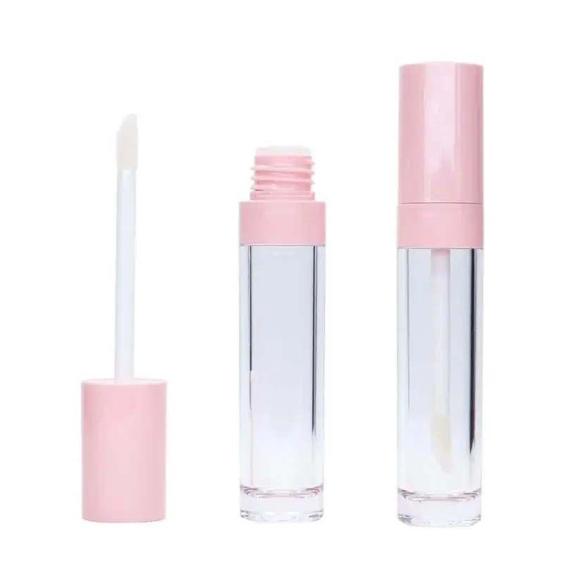 

50pcs 100pcs Clear Lipgloss Tubes Cosmetic Refillable Bottle Empty Liquid Lipstick Tube 6.5ml Round Plastic Lip Gloss Containers