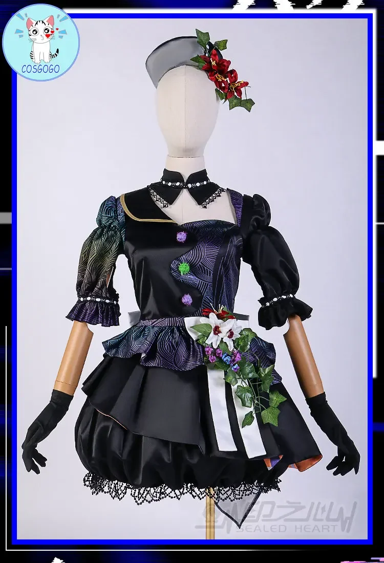 COSGOGO Project SEKAI COLORFUL STAGE Asahina Mafuyu Cosplay Costume 25:00 At Nightcord Halloween Women Men Game Lolita Dress