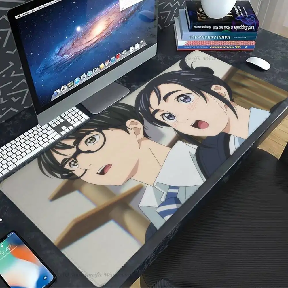 Anime Insomniacs After School Mousepad Non-slip Suitable For Office Computers Laptops E-sports Game Desk Mats XXL Keyboard
