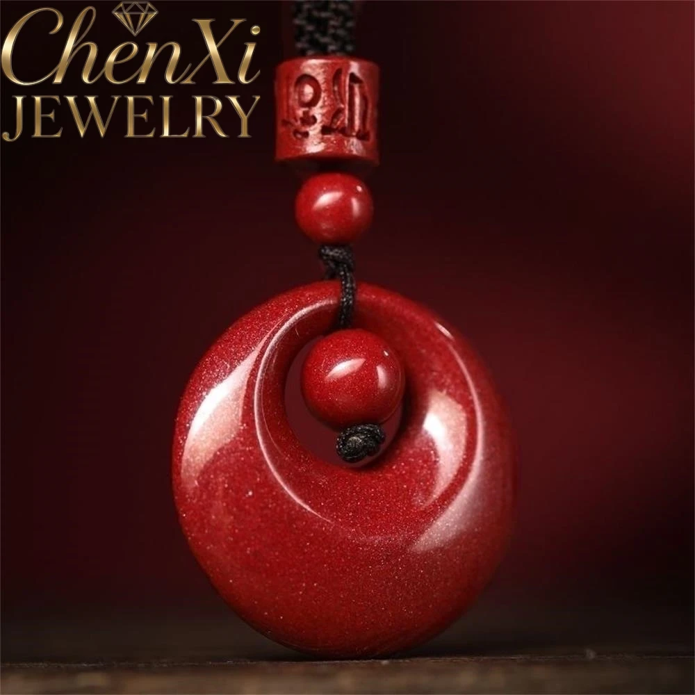 

High-End Cinnabar Princess And Turned Pearl Pendant Luxury Quality Fashion Fine Jewelry Elegant Exquisite Charms Popular Young