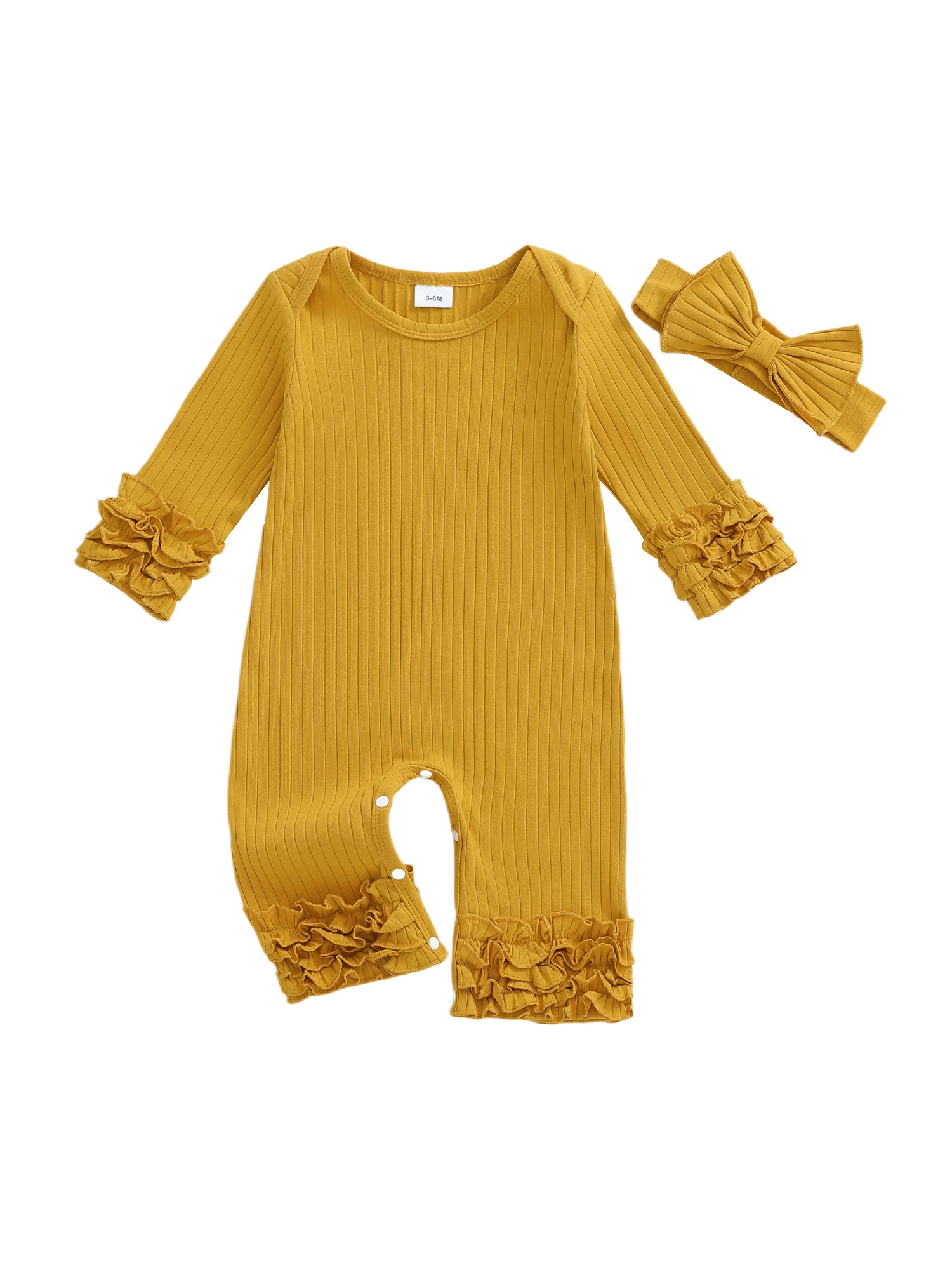 

Adorable Toddler Girls 2 Piece Set Stylish Short Sleeve Round Neck Floral Print Romper with Matching Hair Bow Clip