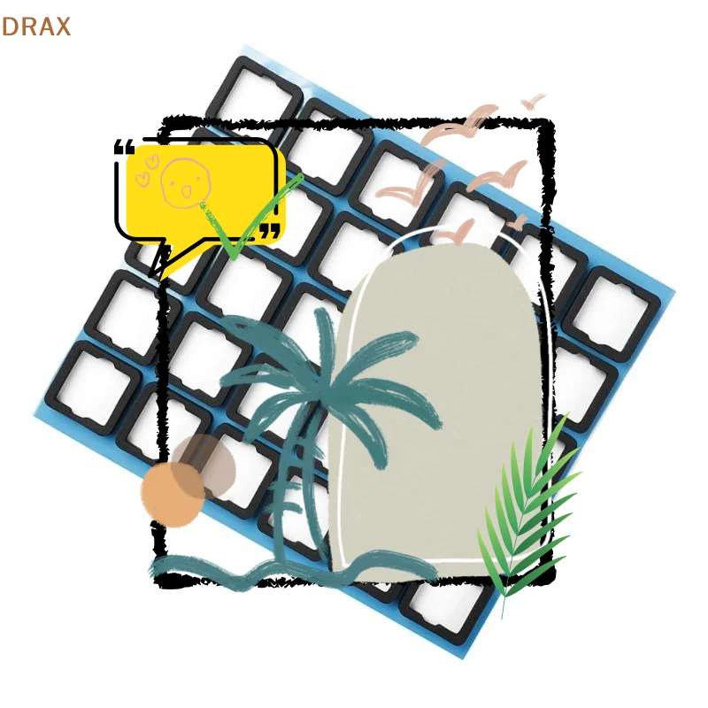 

Switches Silencers Pad Shockproof Sandwich Cotton For Mechanical Keyboard Noise Dampener DIY Switches