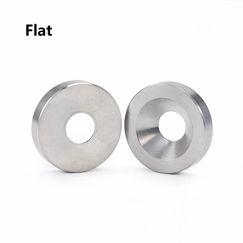 500pcs M5x12x3.0 304 Stainless Steel Countersunk Washer Conical Solid Flat Gasket Concave and Convex Tapered Cone Conical
