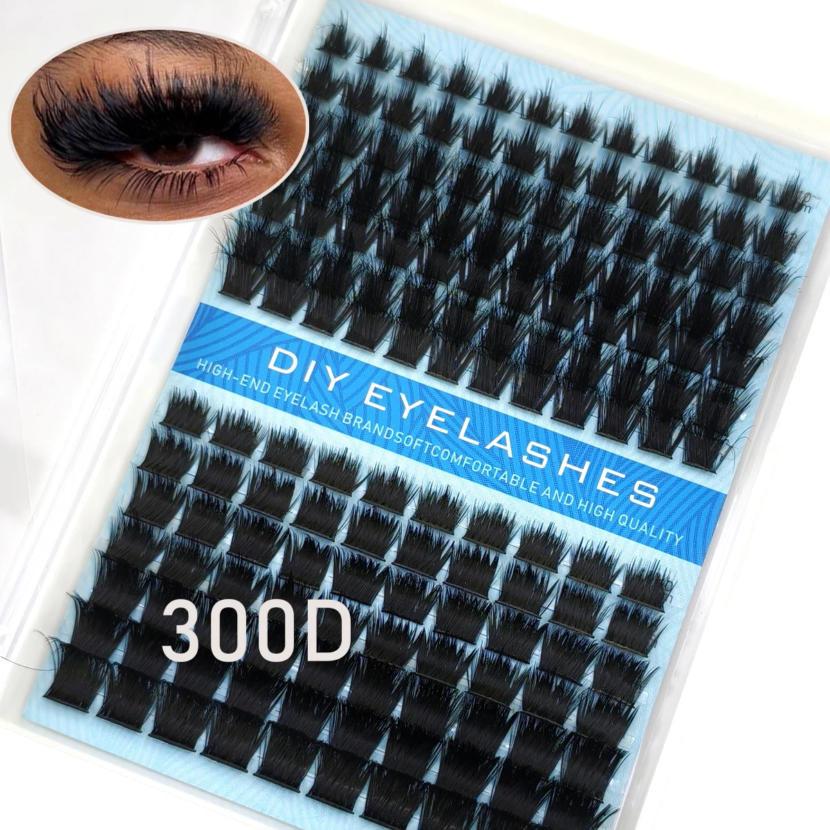 DIYLash ClustersThick 200D300D Volume Eyelashes Clusters Lashes 10-18 Lash Extension Eyelash Individual Lashes lower eyelashes
