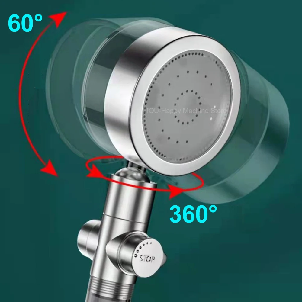 Улучшенная душевая лейка с 3 цветами освещения, душевая лейка с автоматическим изменением цвета, водосберегающая душевая лейка с фильтром высокого давления