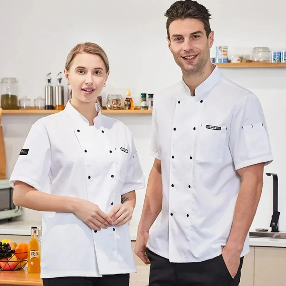 

High-end Chef Clothes for Men Spot Hotel Chefs and Chefs in Kitchen Work Clothes for Professionals