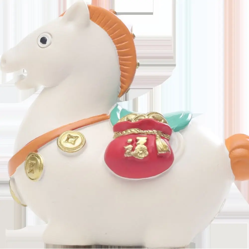 Patung Kuda Poni Resin yang Dapat Diputar, Desain Hewan Peliharaan yang Unik, Patung Kuda Zodiak yang Unik, Patung Kuda Kartun yang Indah, Koleksi Seni