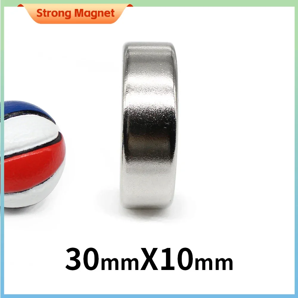 

1/2/3/5PCS 30x10 mm Circuler Search Magnet N35 Round Rare Earth Neodymium Magnet 30x10mm Thick Permanent Magnet Strong 30*10
