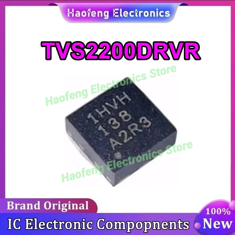 5 uds TVS2200DRVR TVS2200 1HVH IHVH QFN-6 Chipset 100% nuevo Original en stock