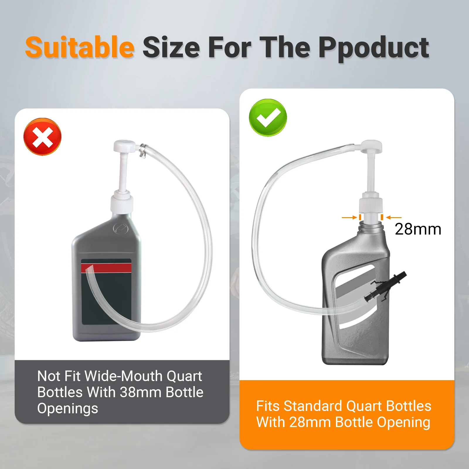 新しい互換性のあるマニュアルギアオイルディフューザー・トランスミッションフルードポンプ、3rdハンドアダプター付き、標準クォートボトル対応、金属製、車・トラック用