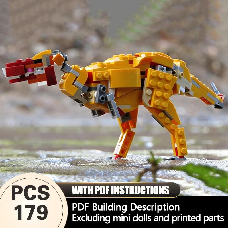 

Creators Animal Series Model MOC Building Bricks Teratotherium Modular Technology Gifts Holiday Assemble Children Toys Suit