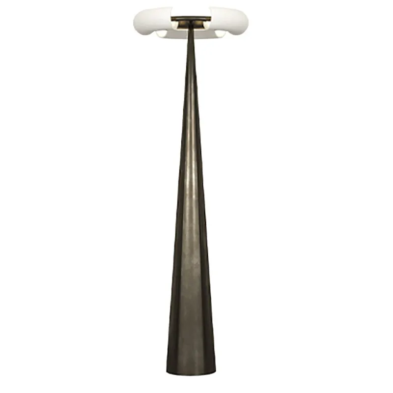 Modern model room villa lamp living room bronze cone metal standing lamp
