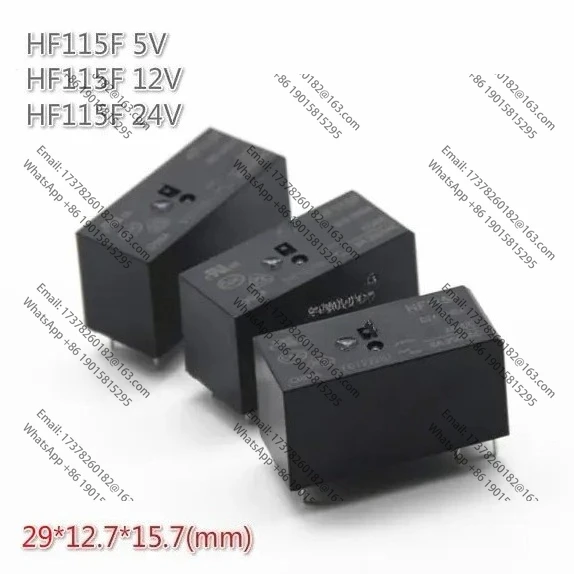 

5pcs/lot Power Relay Hf115f-005-2hs4 Hf115f-012-2hs4 Hf115f-024-2hs4 5v12v24v