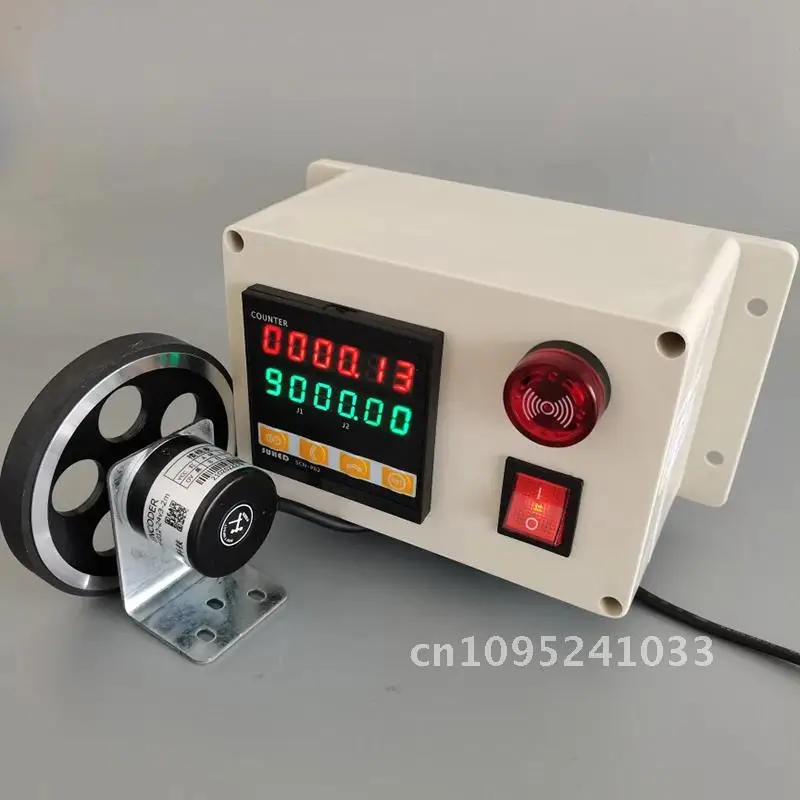 SCN-P62 Roller Meter Counter 12V/24V/220V Electronic Digital Measurement Automatic Display Length Marker Test Equipment