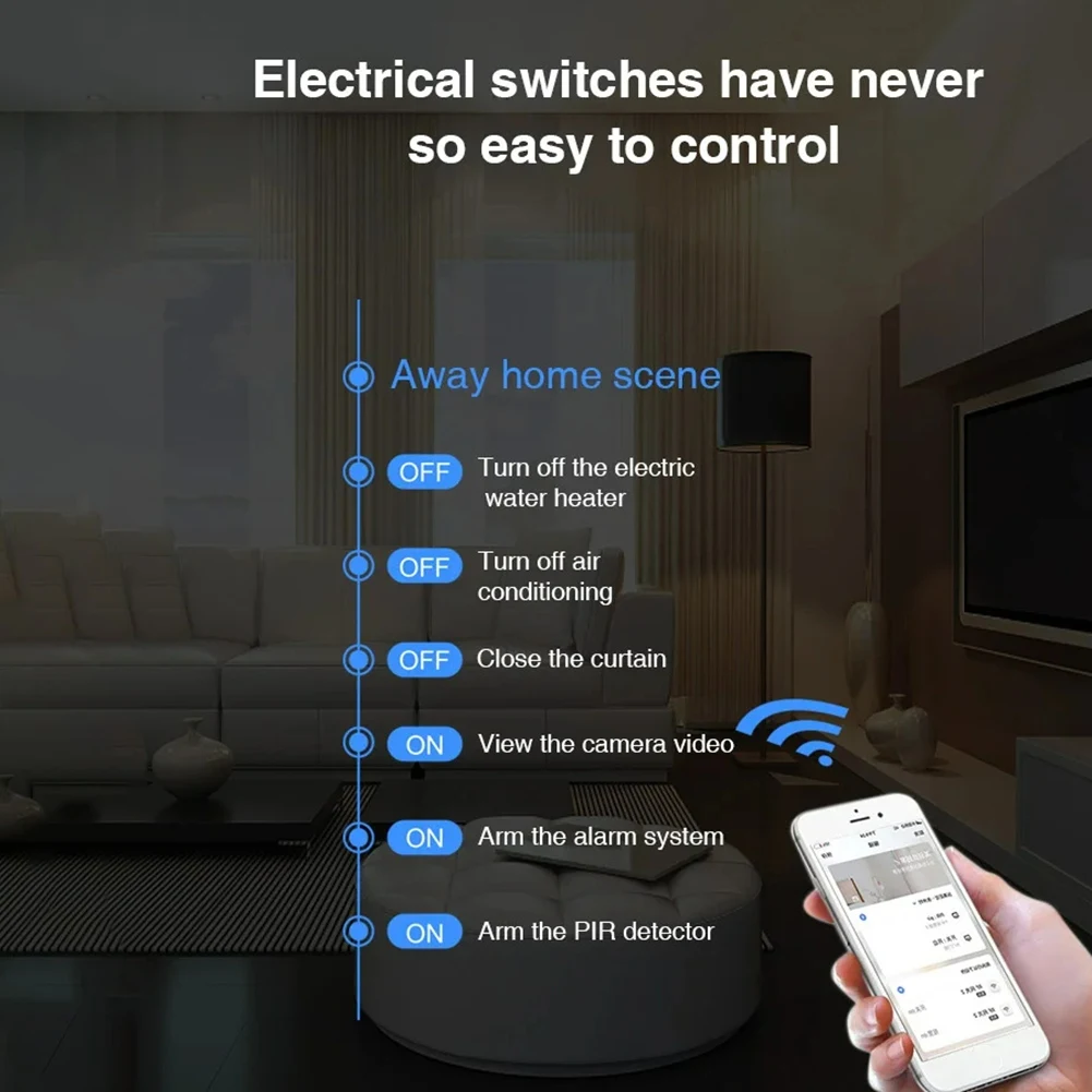 LXYB18B Tuya Smart Home Security Alarm Motion Door Window Detection Human Body Detection Sensor Wifi Burglar Alarm System Kit