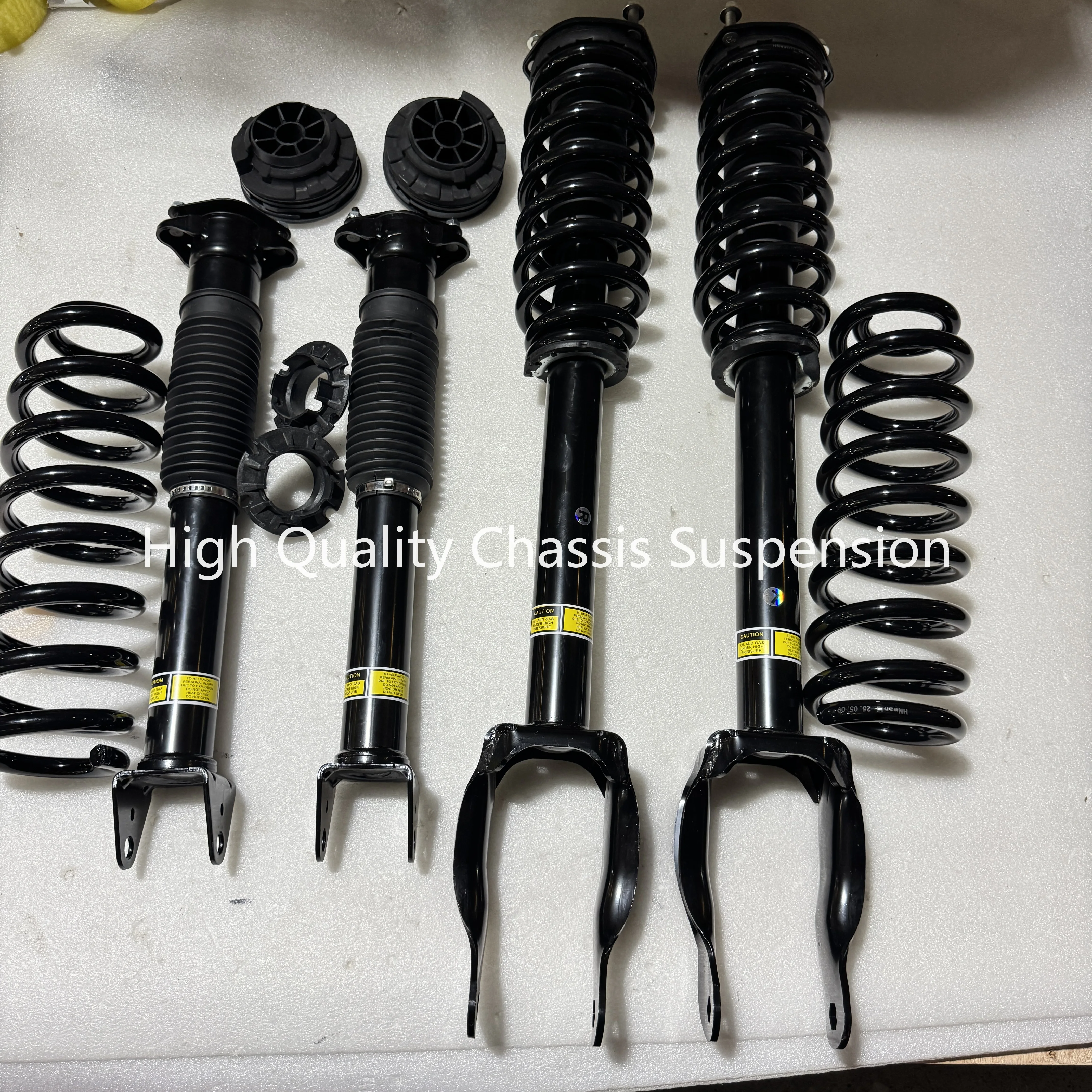 High Quality 4PCS Front&Rear Shock Absorbers Assembly without ADS + 2PCS Rear Springs For Mercedes W166 GLE GLS A1663232400