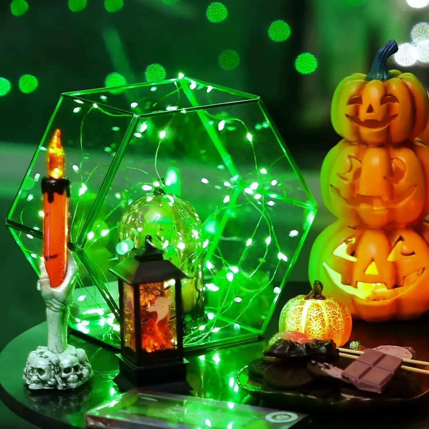 5M/10M LED String Lights Battery Operated 8 Modes Dimmable Copper Wire Fairy Lights Party Wedding Xmas Halloween Holiday Decor