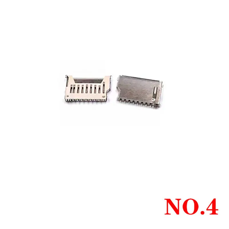 10PCS/Lot Micro SD card seat SMD TF  Solder Socket Connectors Adapter Automatic PCB Connector Push/Push Type