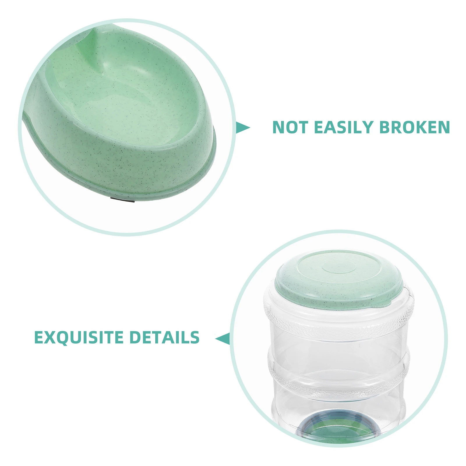 

Automatic Pet Feeder Durable Cat Dog Food Dispenser Bowl PP Material Easy Clean Bite Resistant Shatter Proof Pet Feeding Tool