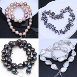 Natural Freshwater Pearl AAA Irregular Baroque Shaped Small Tail Beads for Making DIY Necklace Jewelry Accessories About 36cm