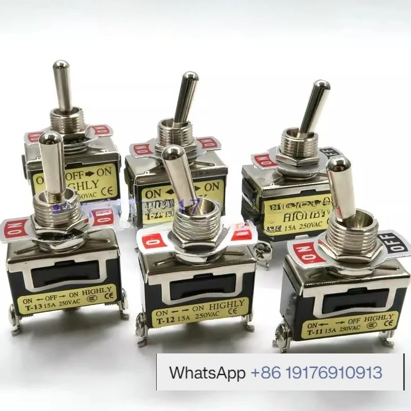 T-23BS T23 15A 250V 6 feet 3 gears, button shaking switch