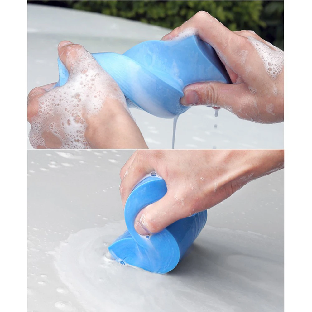 PVA Water Block Large Auto Cleaning Supplies Absorbent Sponge Brush Dusting Cleaning Thick Sponge Block Car Cleaning Supplies