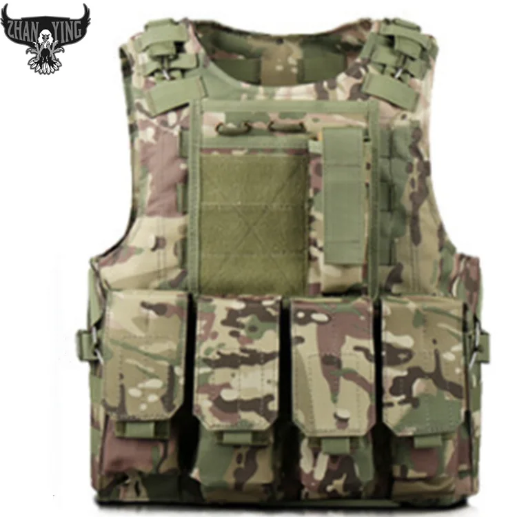 600D Oxford Cloth Tactical Vest Outdoor Military Hunting Vest Amphibious Combat Vest Special Forces Combat Vest Multi-purpose