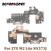 Novaphopat For ZTE Nubia M2 Lite NX573J USB Dock Charging Port Fast Charger Plug Microphone MIC Flex Cable Board