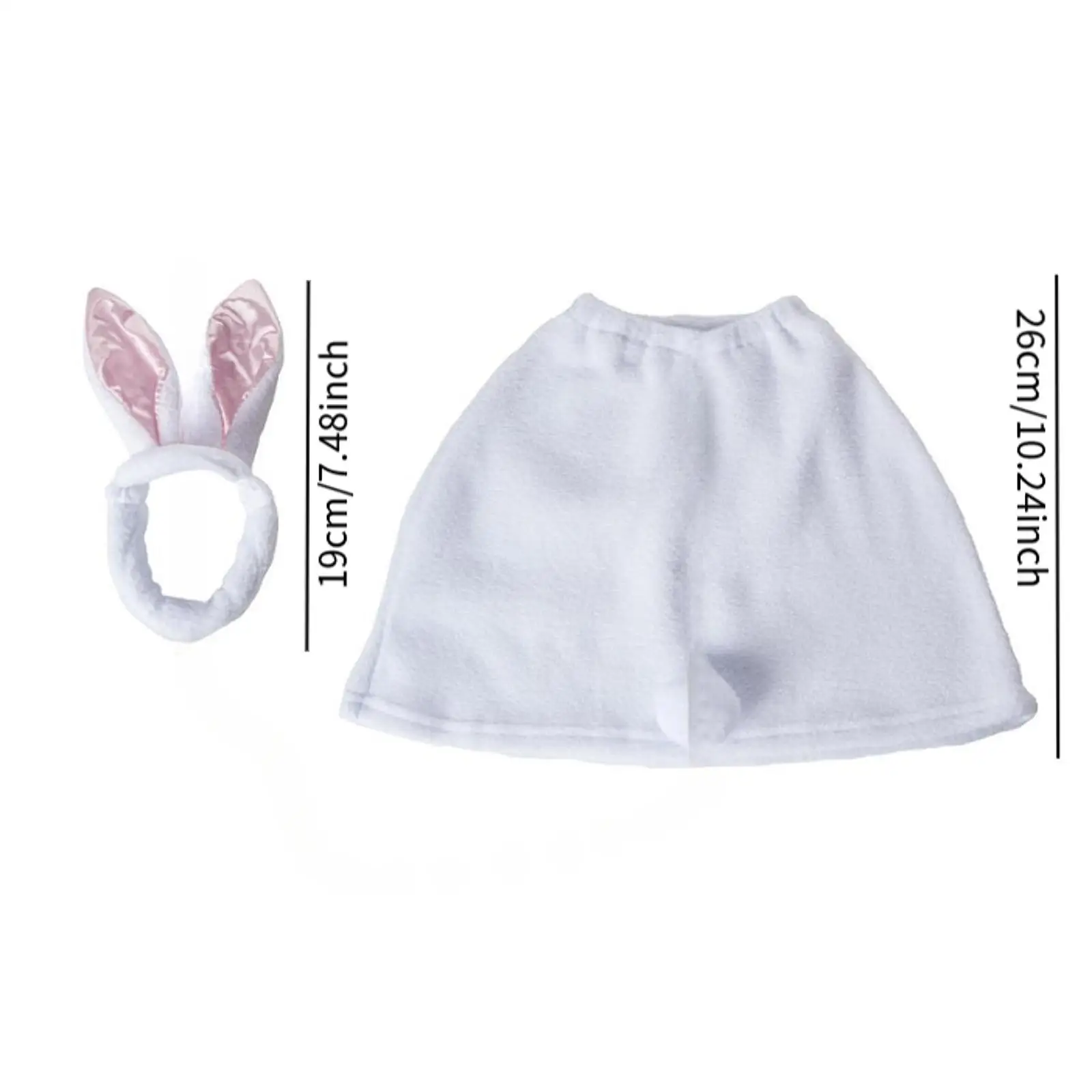 

Lightweight Porch Goose Outfit with Headband for Backyard Garden Decorations Easter Party Yard Ornament Apparel