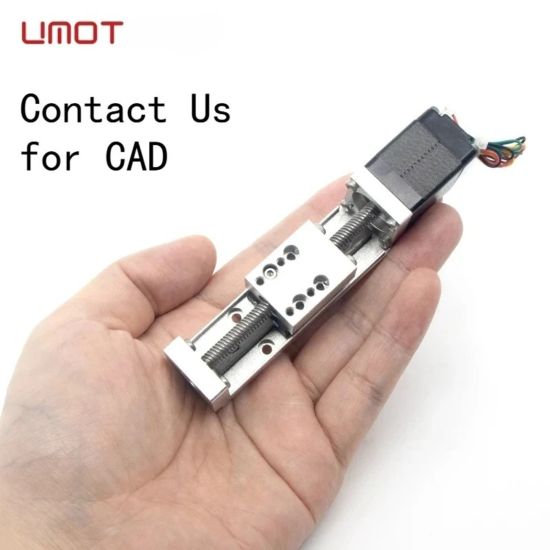 UMOT Mini Nema8 40 mm Hub Kugelumlaufspindel Schlitten Linearführungsschiene Bewegungsmodul DC T-Typ motorisierte lineare Bühne CNC-Schiebetisch