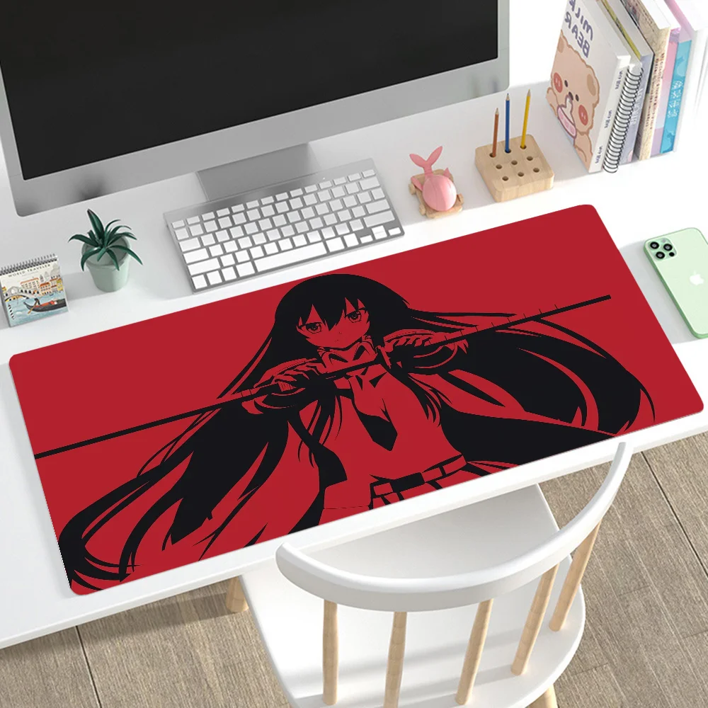 

Akame Ga KILL Mousepad Mouse Mat Desk Mat With Pad Gaming Accessories Prime Gaming XXL Keyboard Pad Padding Mat