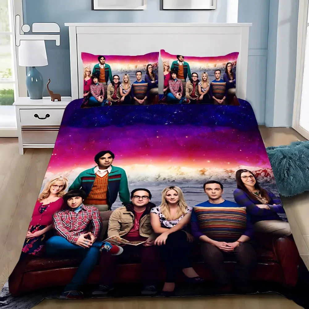 

Комплект постельного белья TV TBBT The Big BangS TheoryS, пододеяльник с изображением персонажей, наволочка с принтом, комплект постельного белья, подарок для детей