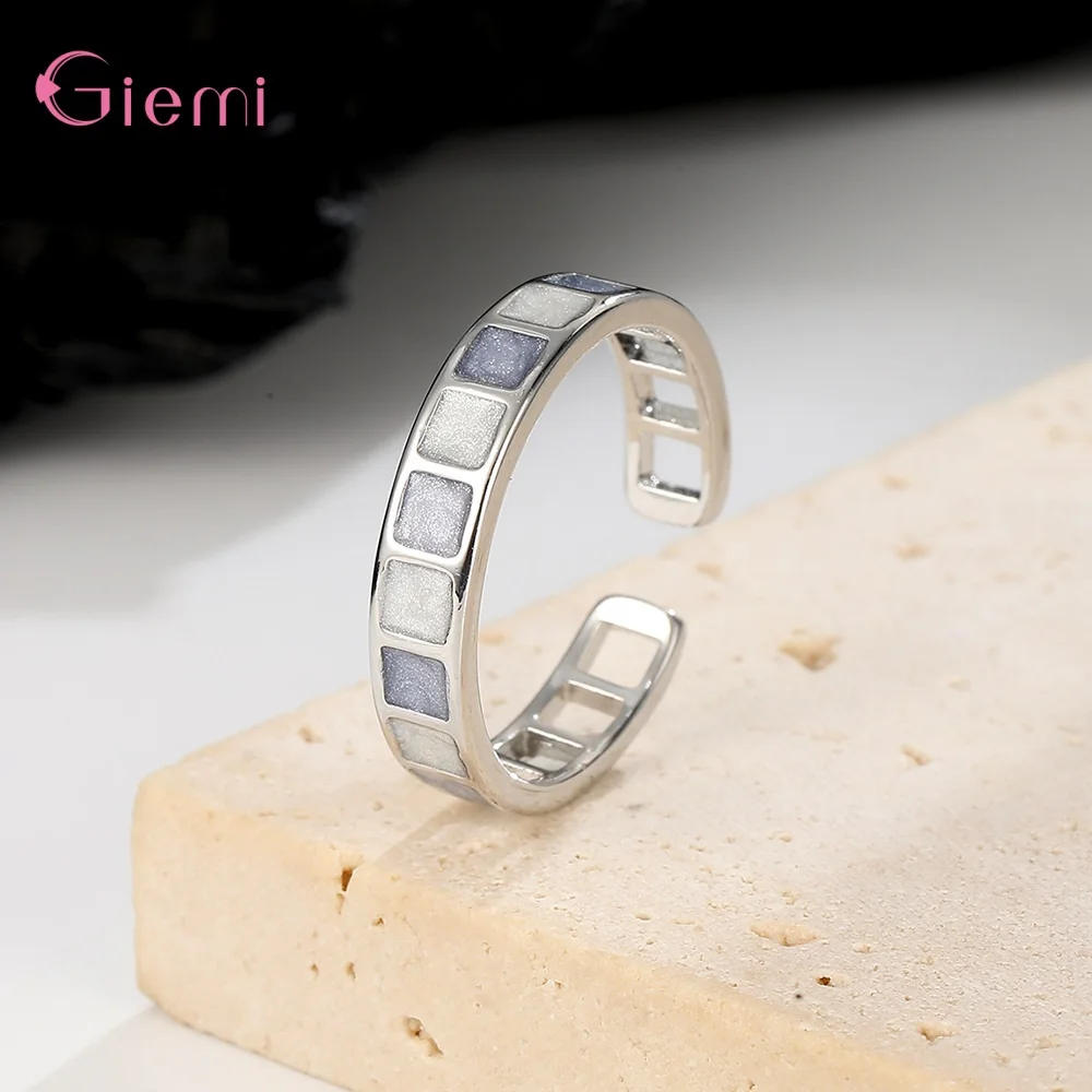 925 Silver Needle 2023 New Arrival Wedding Engagement  Fashion Rings Jewelry  Birthday Present For Women Girls