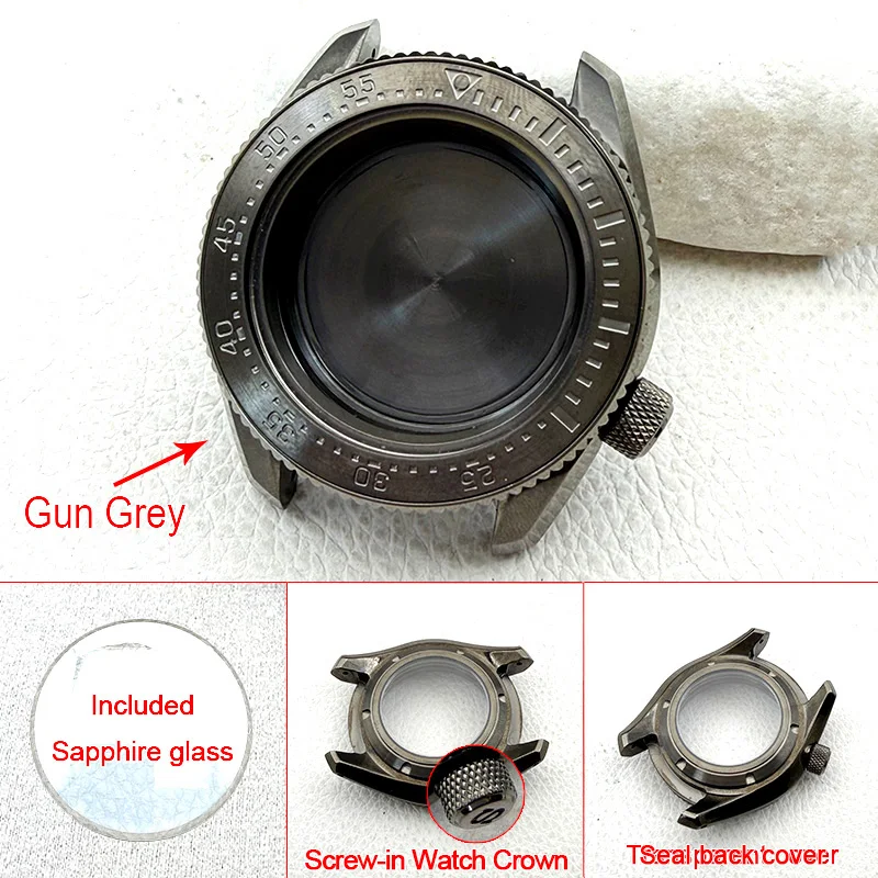 42mm Mod SPB185 SPB187 Watch Case Fits 7S26 4R NH34 NH35 NH36 Movement Seal Back Cover Men Diving Replace Watch Cases Custom