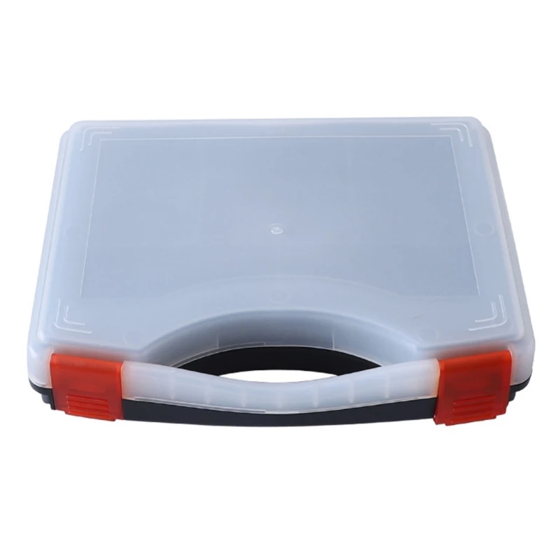 Organizadores cajas herramientas portátiles con tapa, caja almacenamiento Hardware, organizadores piezas caja