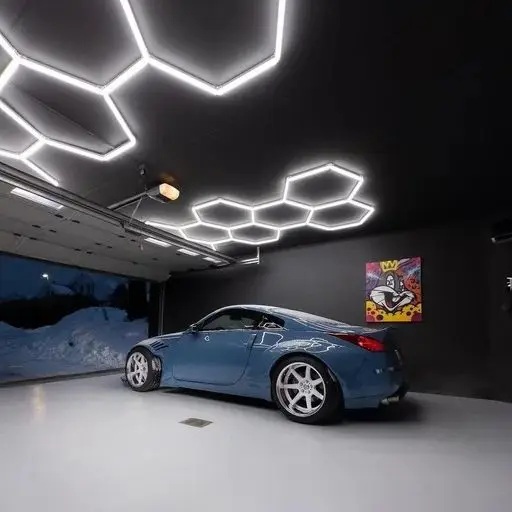 

5 Hex High Traffic Ceiling Lights for Retail Shop Commercial Free Assembly High Lumen Hexagonal Led Light