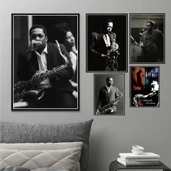 Jazz Musician Music Star John Coltrane Picture Bedroom Living Art Home Wall Decor Quality Canvas Painting Poster ะะฐััะธะฝั Plakat