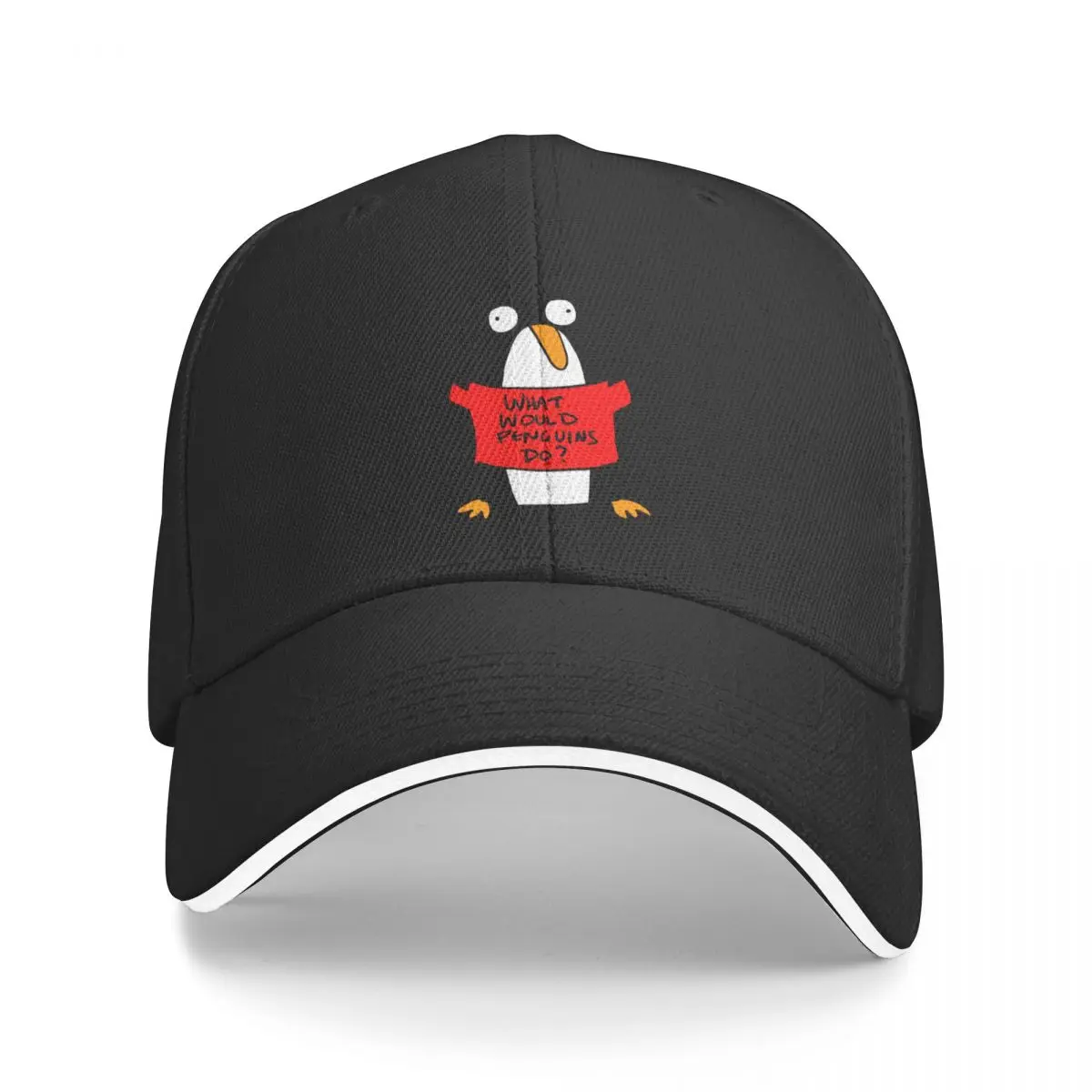 What Would Penguins Do? Baseball Cap Kids Hat hard hat Luxury Cap Elegant Women's Hats Men's