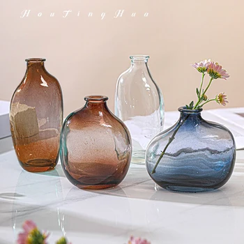 Retro Brown Glass Vase 1