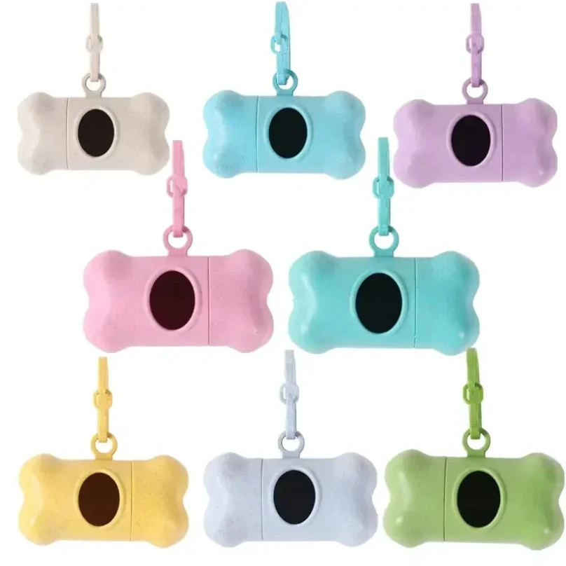 Bolsa para excrementos de perro de hueso, bolsa para excrementos de limpieza al aire libre, suministros para mascotas, bolsa de basura de repuesto para perros, suministros para mascotas