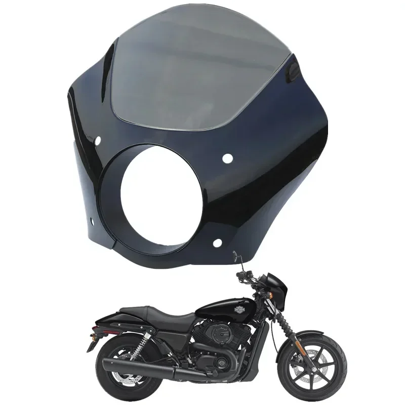 

For Harley Sportster XL Street XG 500 750 883 Motorcycle Acsessories Headlight Fairing Mask