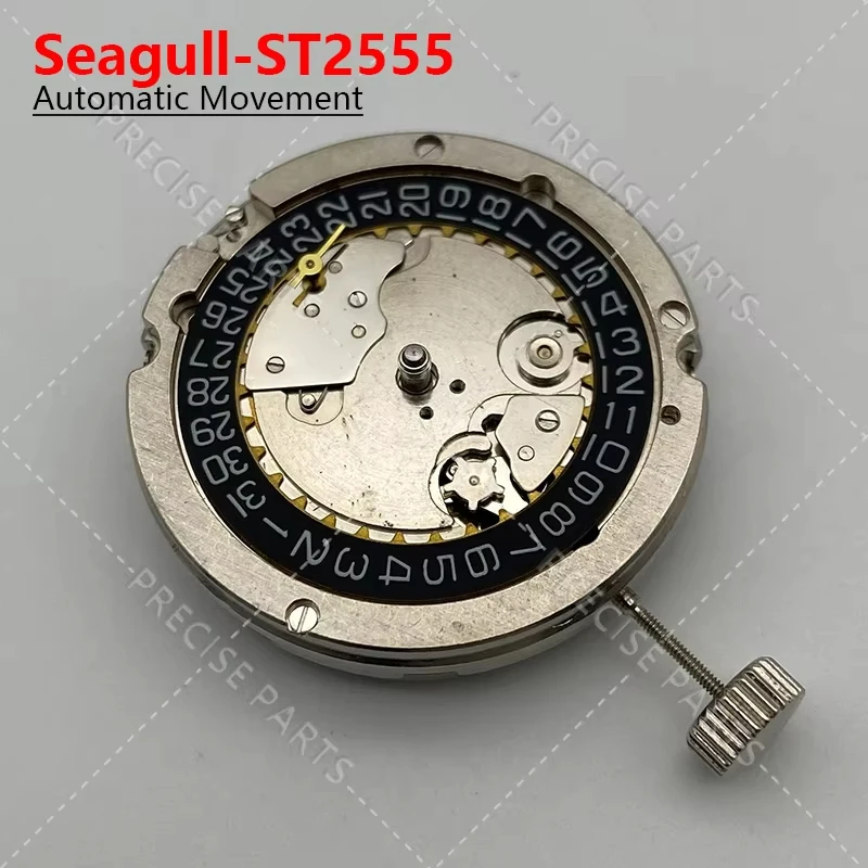 中国起源の天津シーガル-st2555-機械式時計ムーブメント-2-本のハーフハンドデザインの新品
