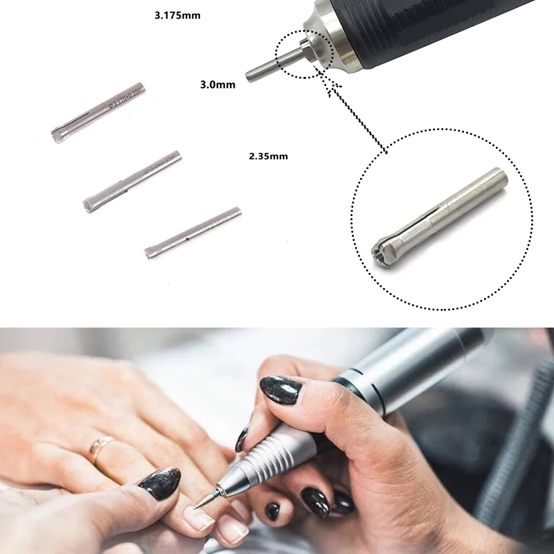 

1Pcs Electronic Grinding Machine Clamping Engraving Chuck Reducer Collet Adapter Drill Converter 2.35mm 3.0mm 3.175 Mm Accessory