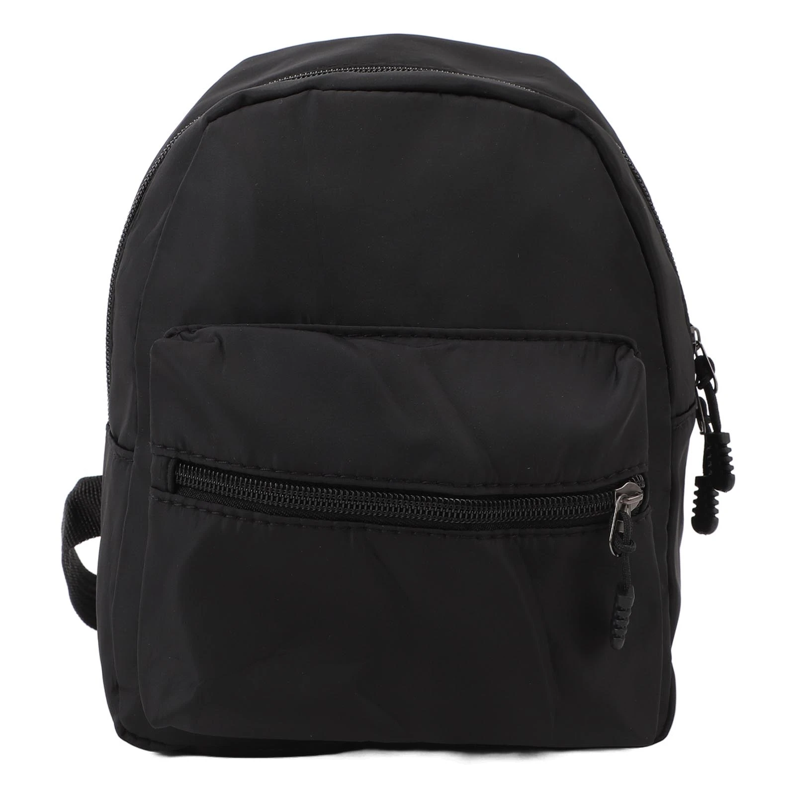 Mini Backpack Wearable Waterproof Stylish Nylon Small Backpack for Students Women Girls Black
