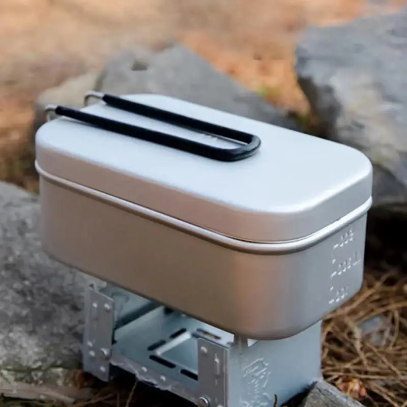 

Thiened Retro Sle Aluminum Lunch Box Pure Aluminum Alloy Iron Sted Lunch Box Geoaphical Prospecting Traditional Chin...