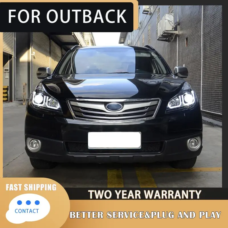 Car Styling Headlights for Subaru Outback Legacy LED Headlight DRL Head Lamp Led Projector Automotive Accessories