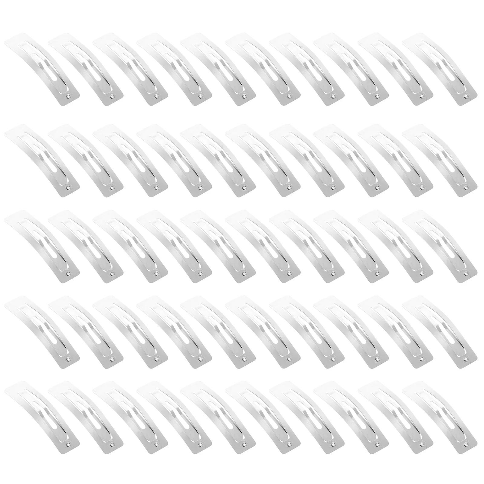 

100Pcs Clip Snap Hair Clips Iron DIY Hairpin Materials Handmade Hair Barrette Accessories Headdress Accessories